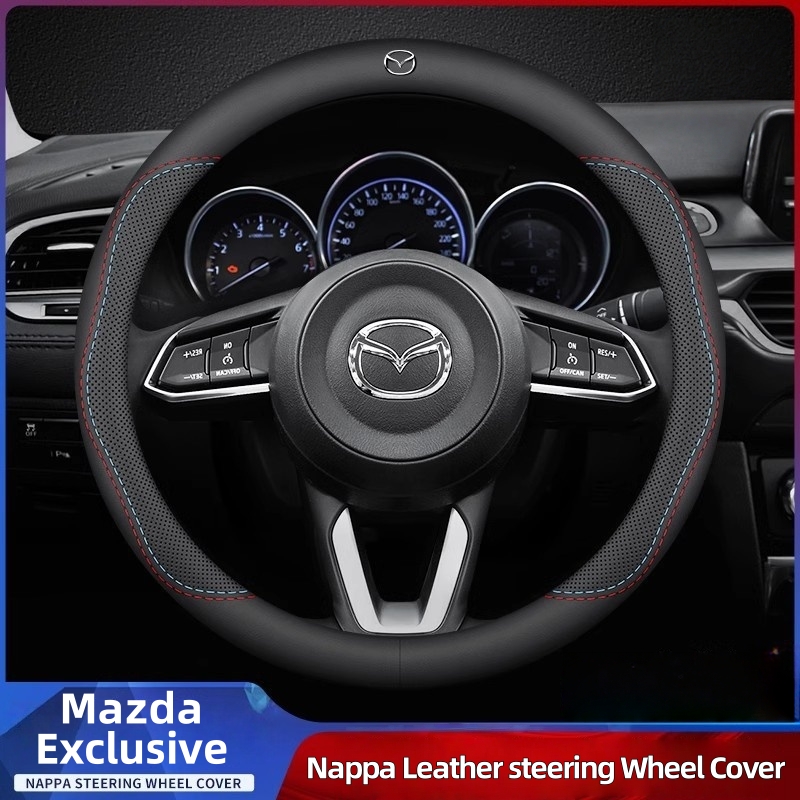 Car Steering Wheel Cover Anti Slip Breathable - Leather Breathable Car Steering Wheel Cover