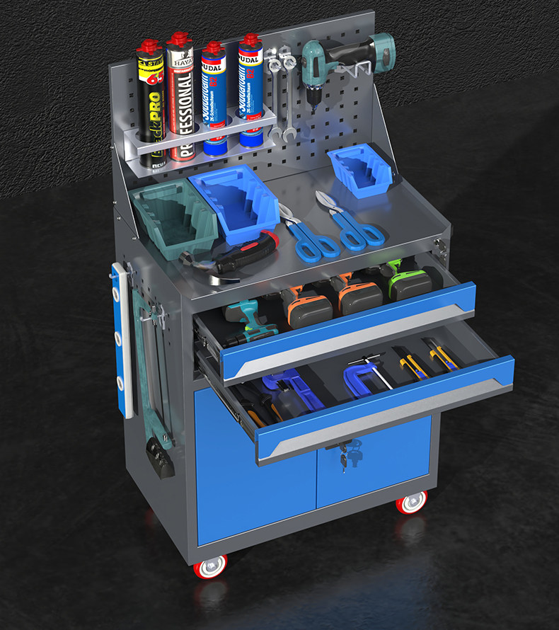 Auto Repair Tools - Heavy Tool Multi-functional Mobile Cabinet, Auto
