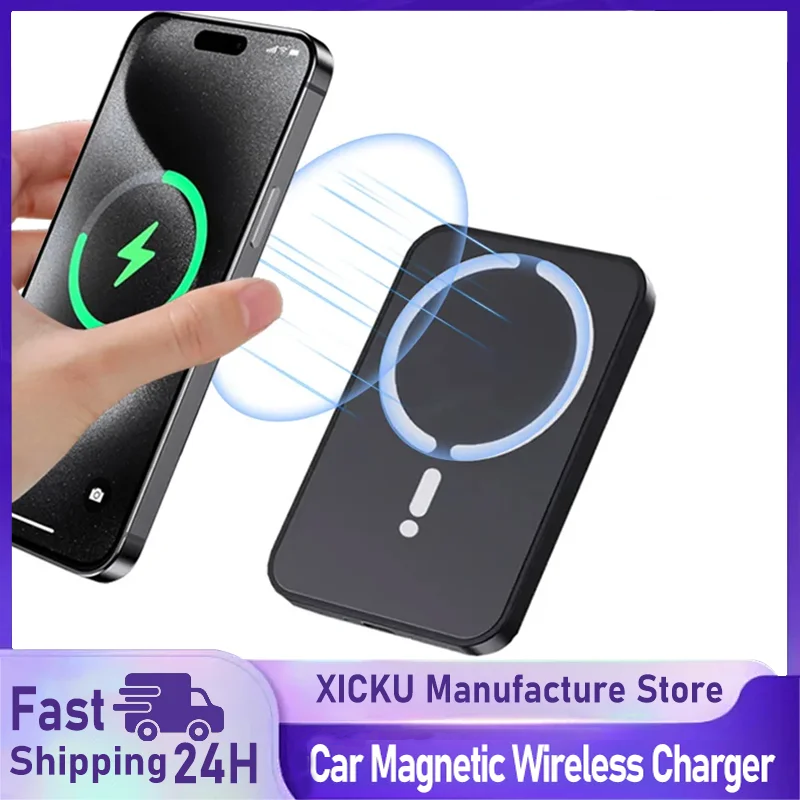 Wireless Car Charger Mount Fast Charging - Magnetic Car Wireless Charger Air Vent