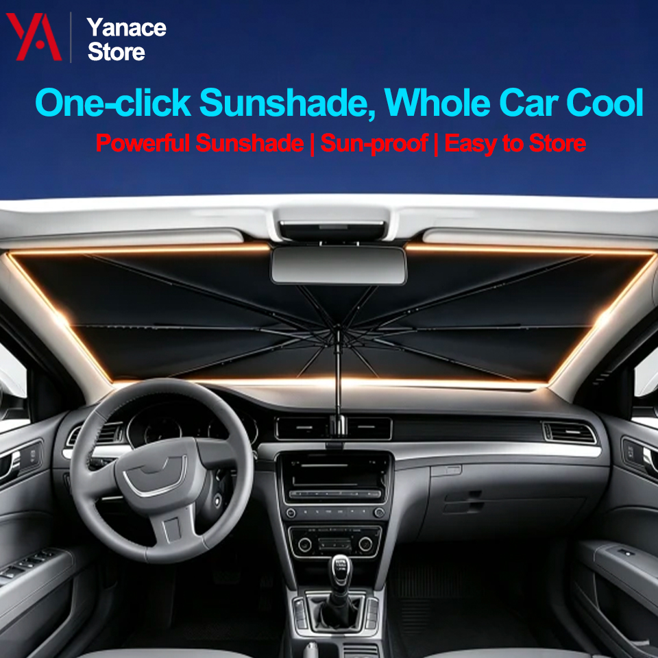 Car Sunshade Windshield Umbrella Foldable - Car Sunshade Umbrella Foldable Universal Front