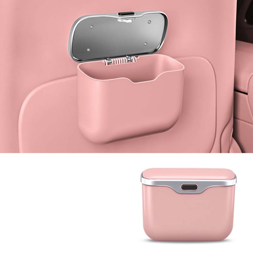Waterproof Car Trash Can With Lid - Multi-functional Car Trash Can with Lid