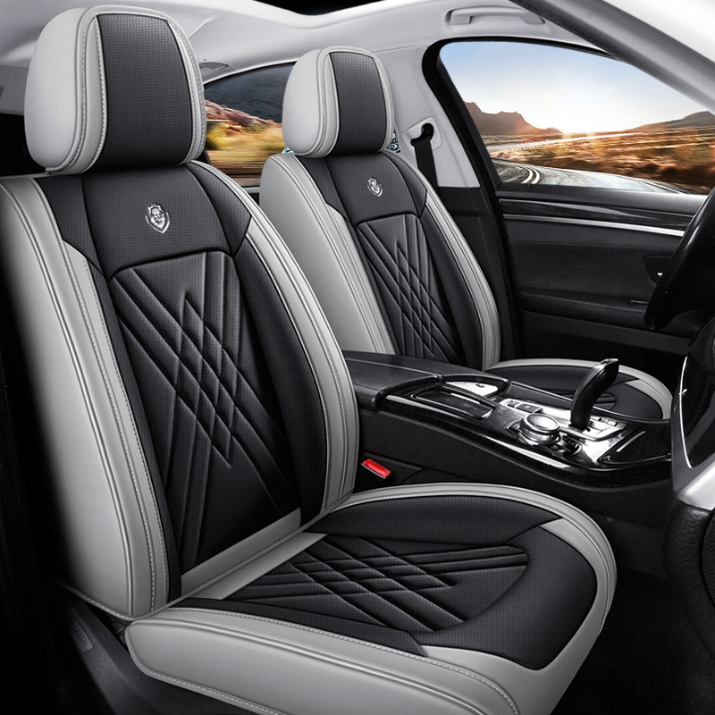 Leather Car Seat Covers Full Set Universal - New Nappa Leather Car Seat Covers