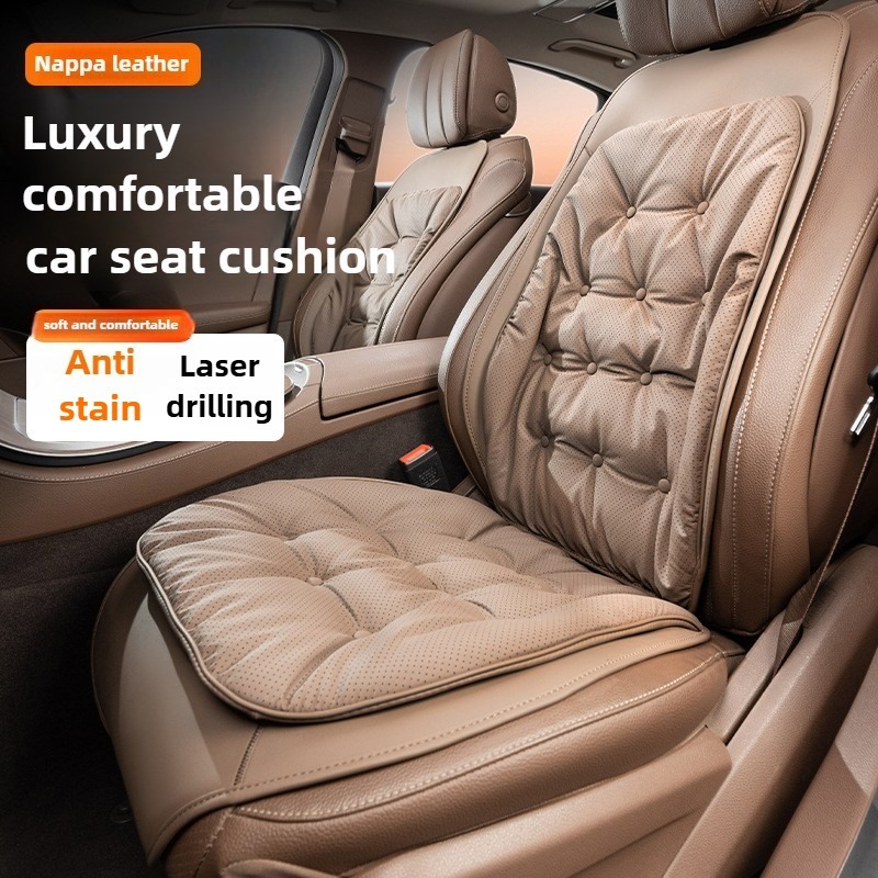 Leather Car Seat Covers Full Set Universal - Luxury Nappa Leather Car Seat Covers