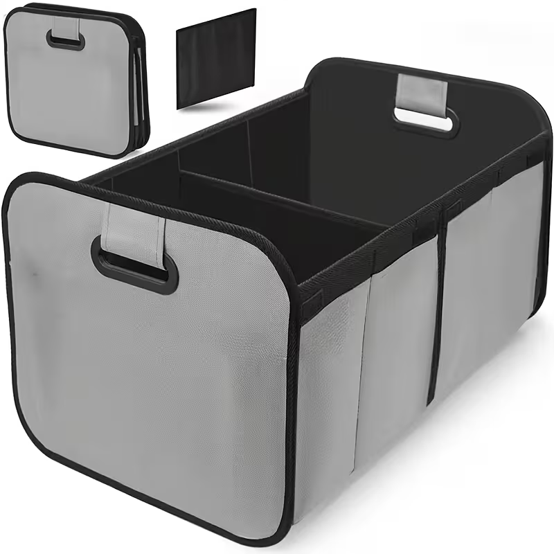 Car Trunk Organizer Foldable Storage Box - Collapsible Car Trunk Storage Box Oxford