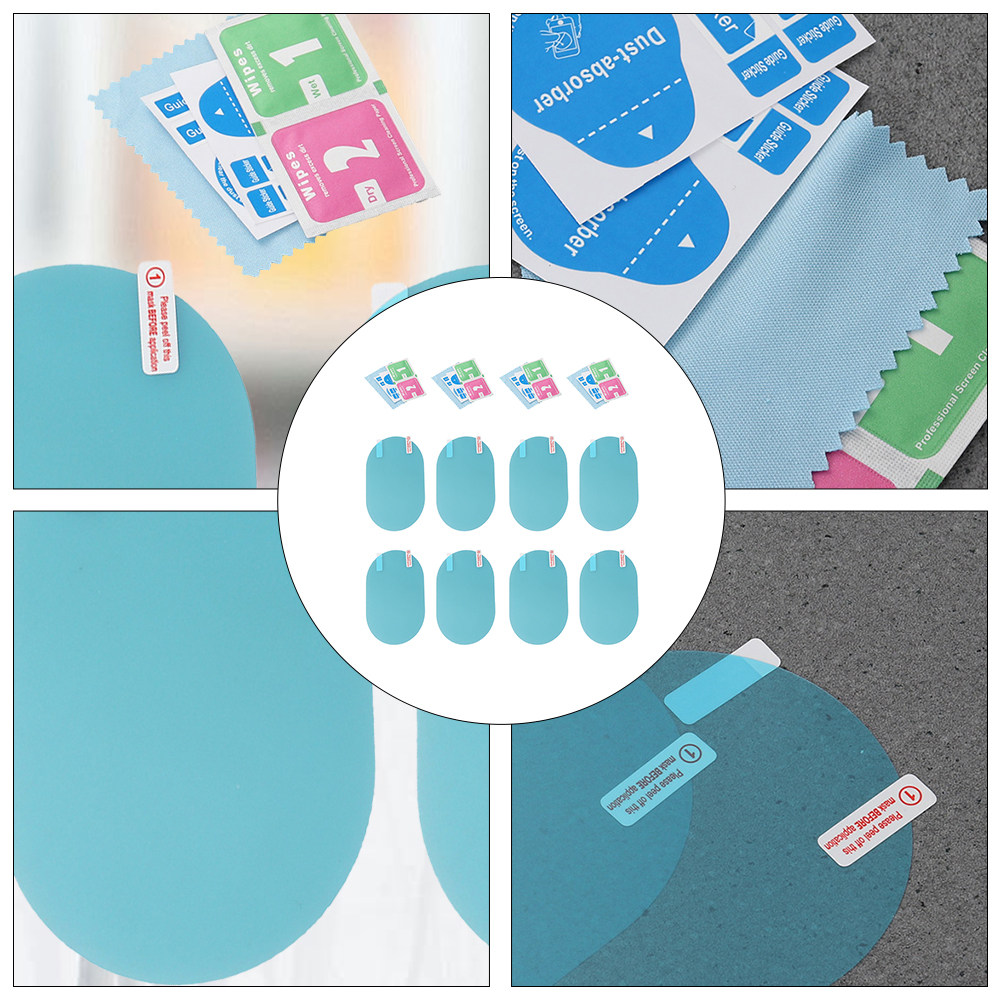 Anti Glare Car Rearview Mirror Film - 4Pairs Car Rearview Mirror Film Anti-Fog