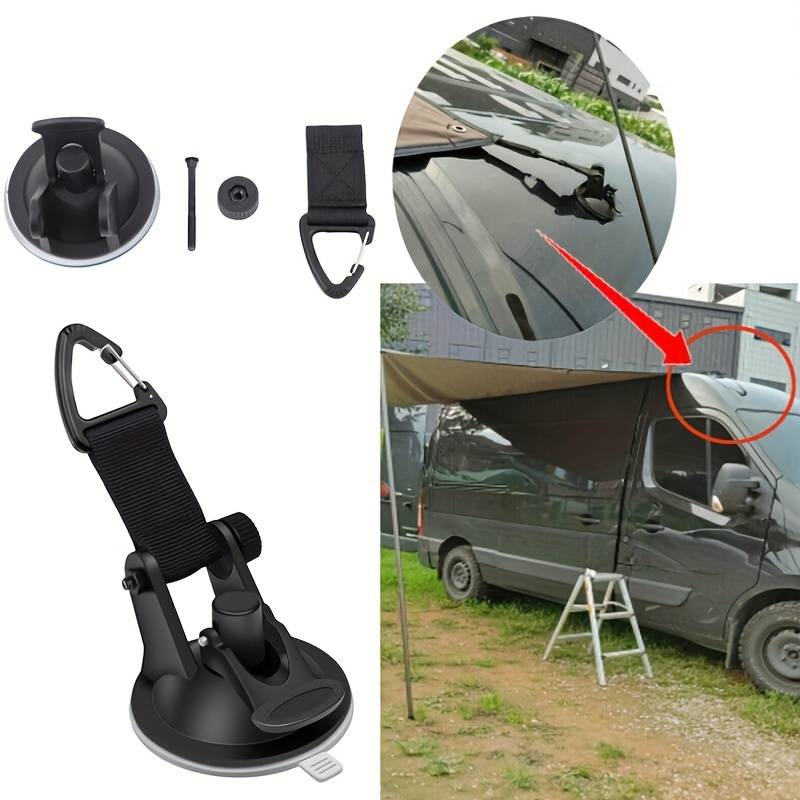 Car Accessories - 4Pcs Motorhomes Car Suction Cup Anchor