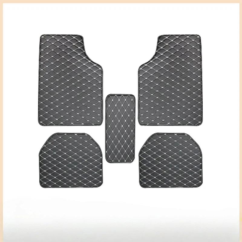 Car Floor Mats 5Pcs PU Leather - Car Floor Mats Universal Waterproof Leather recension och pris