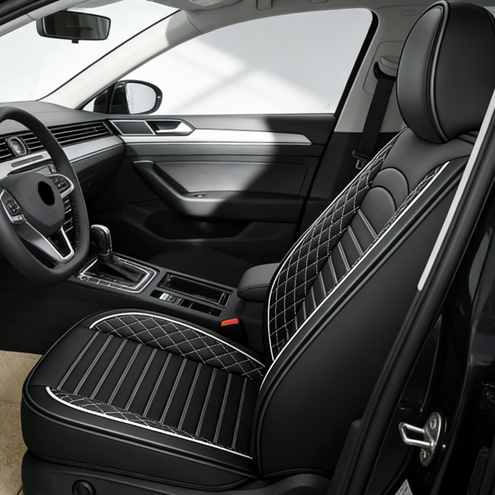 1Set Universal Car Seat Covers - Leather Car Seat Covers Full Set Universal recension och pris