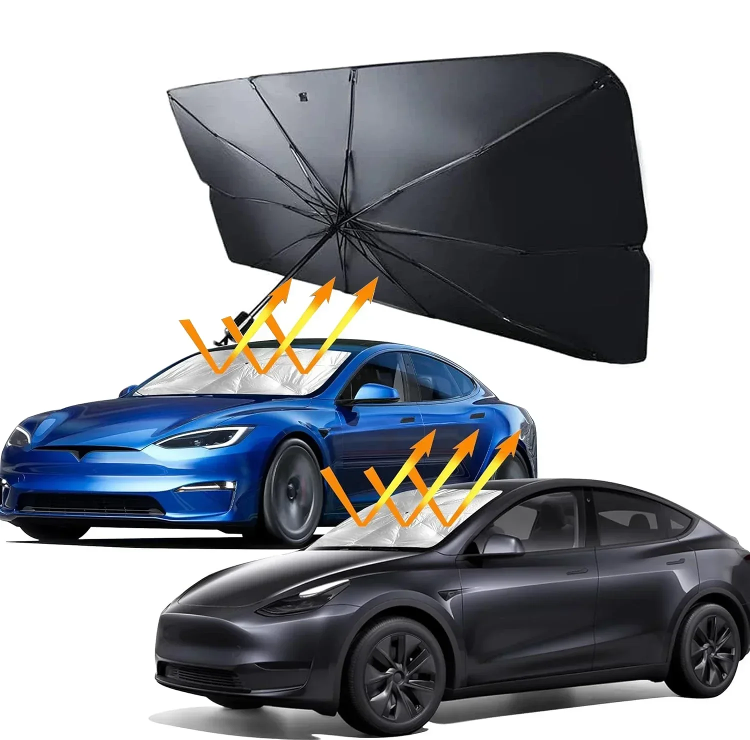 Car Umbrella Sunshade Windshie - Car Sunshade Windshield Umbrella Foldable recension och pris