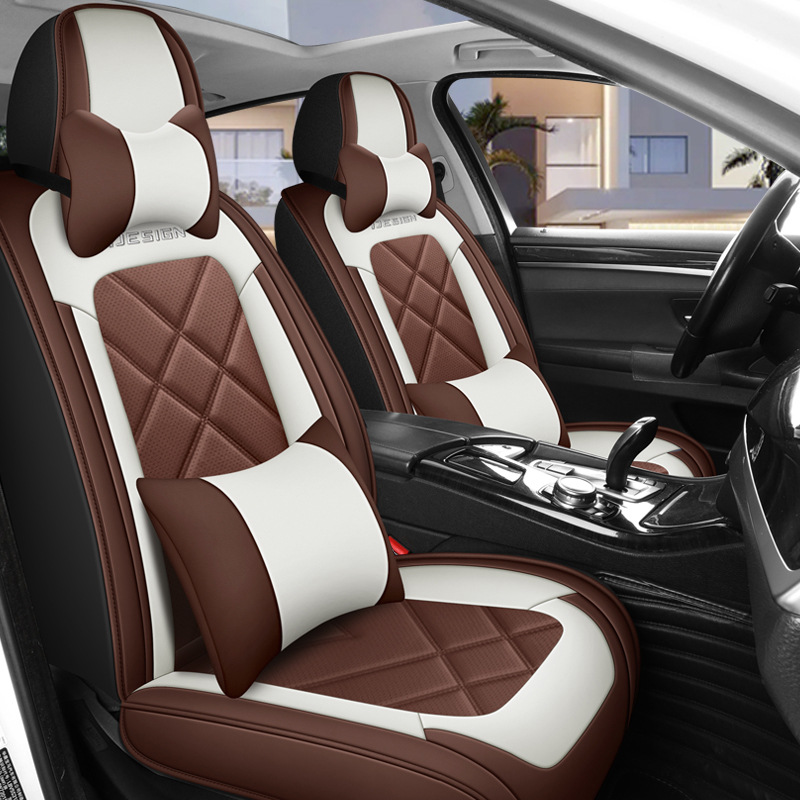 Full Coverage Universal Style  - Leather Car Seat Covers Full Set Universal recension och pris