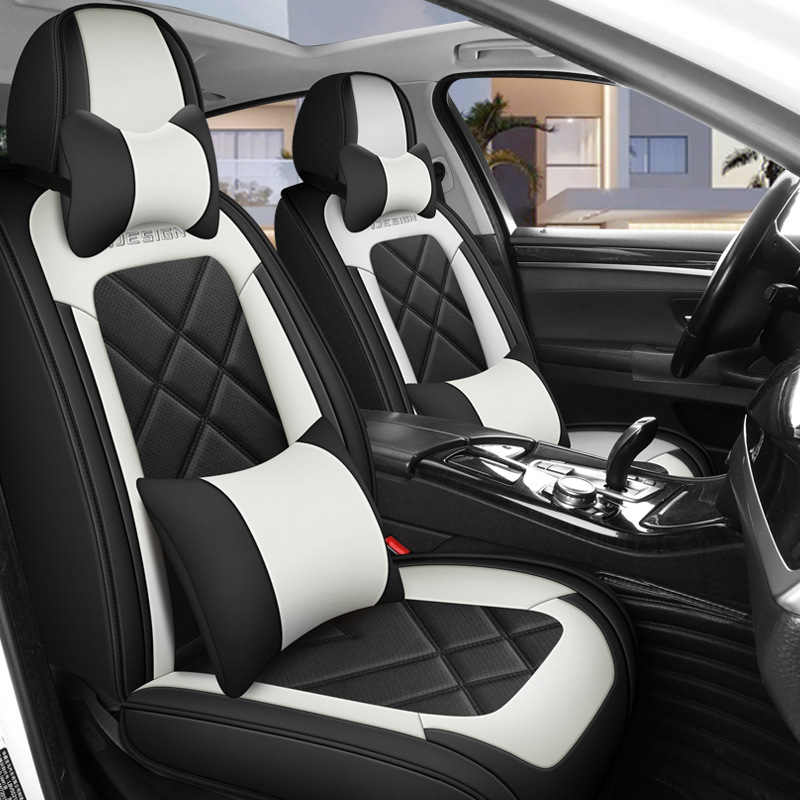 Full Coverage Universal Style  - Leather Car Seat Covers Full Set Universal recension och pris