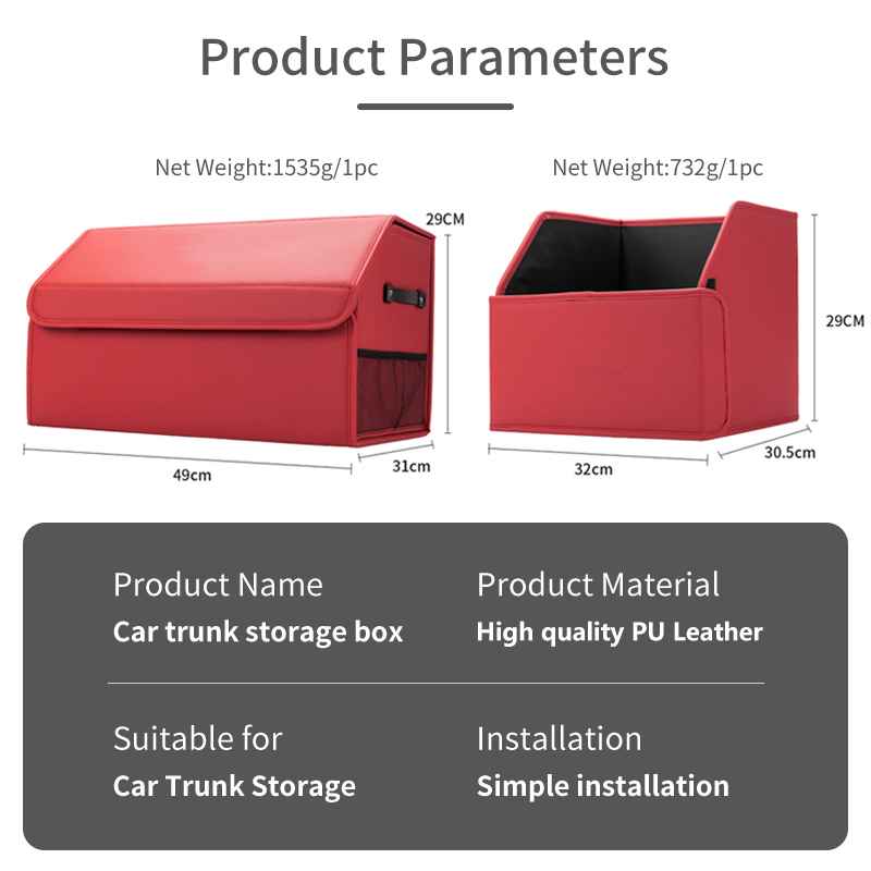 For Porsche Cayenne Macan Pana - Car Trunk Organizer Foldable Storage Box recension och pris
