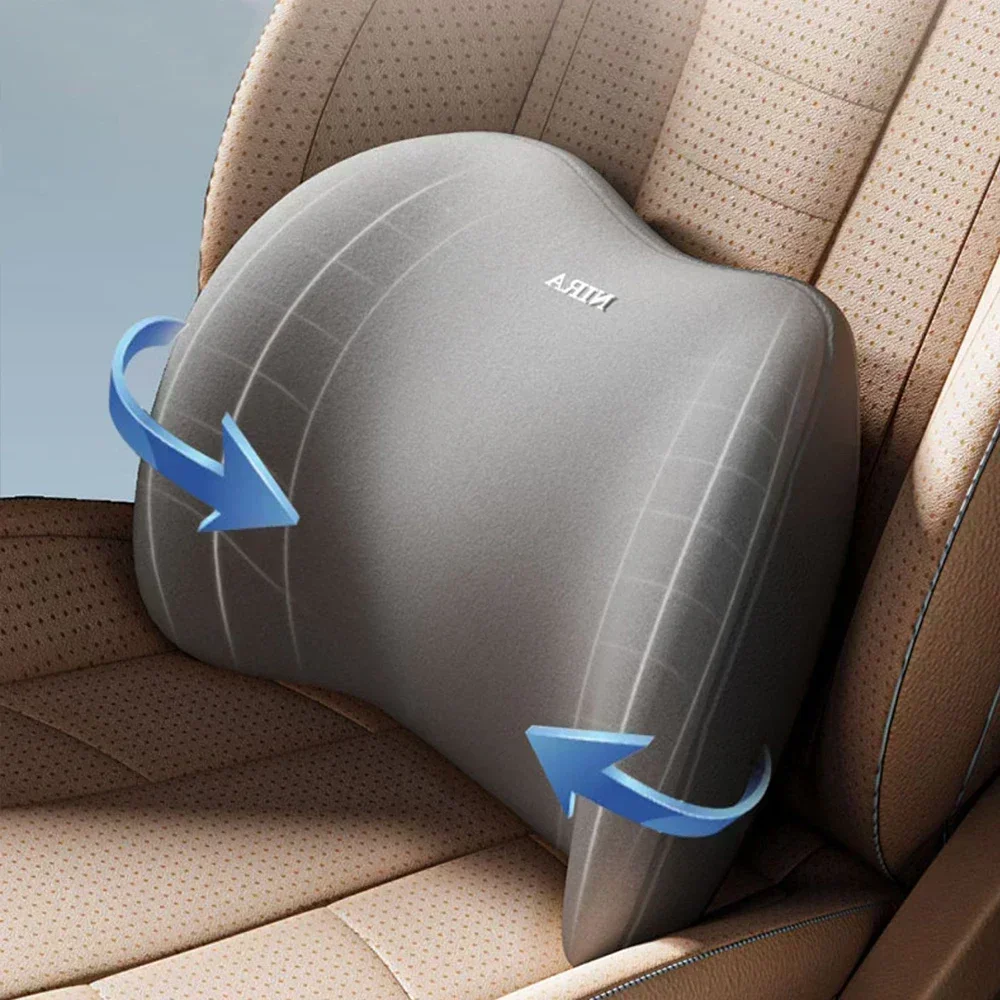 Car Neck Pillow Protector Memo - Memory Foam Car Neck Pillow Lumbar Support recension och pris