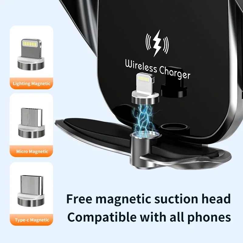 VIKEFON 30W Wireless Chargers  - Wireless Car Charger Mount Fast Charging recension och pris