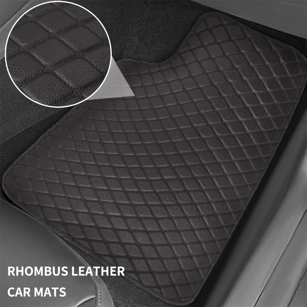 Universal 5Pcs Leather Car Flo - Car Floor Mats Universal Waterproof Leather recension och pris