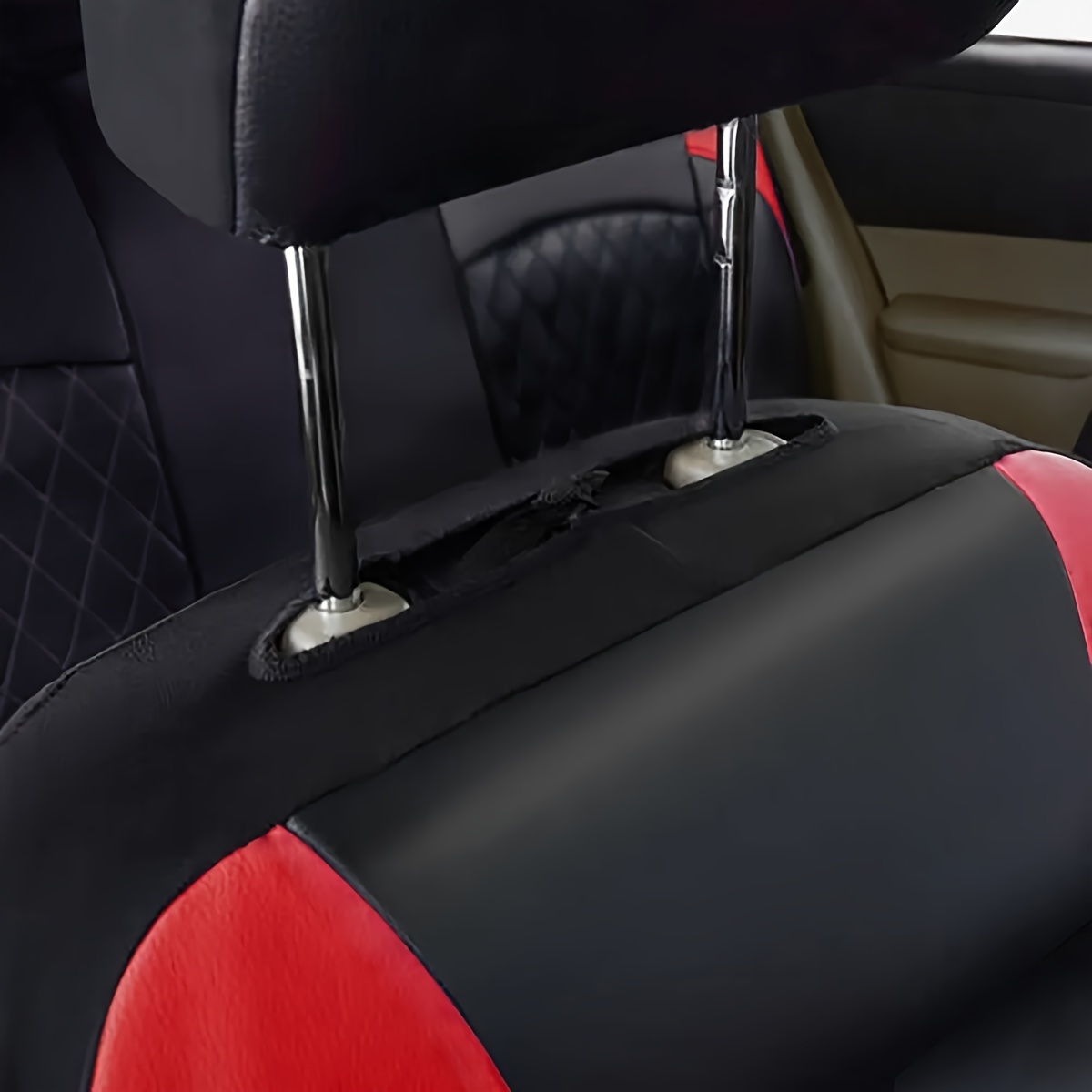 New Car Seat Covers Quilted Di - Leather Car Seat Covers Full Set Universal recension och pris