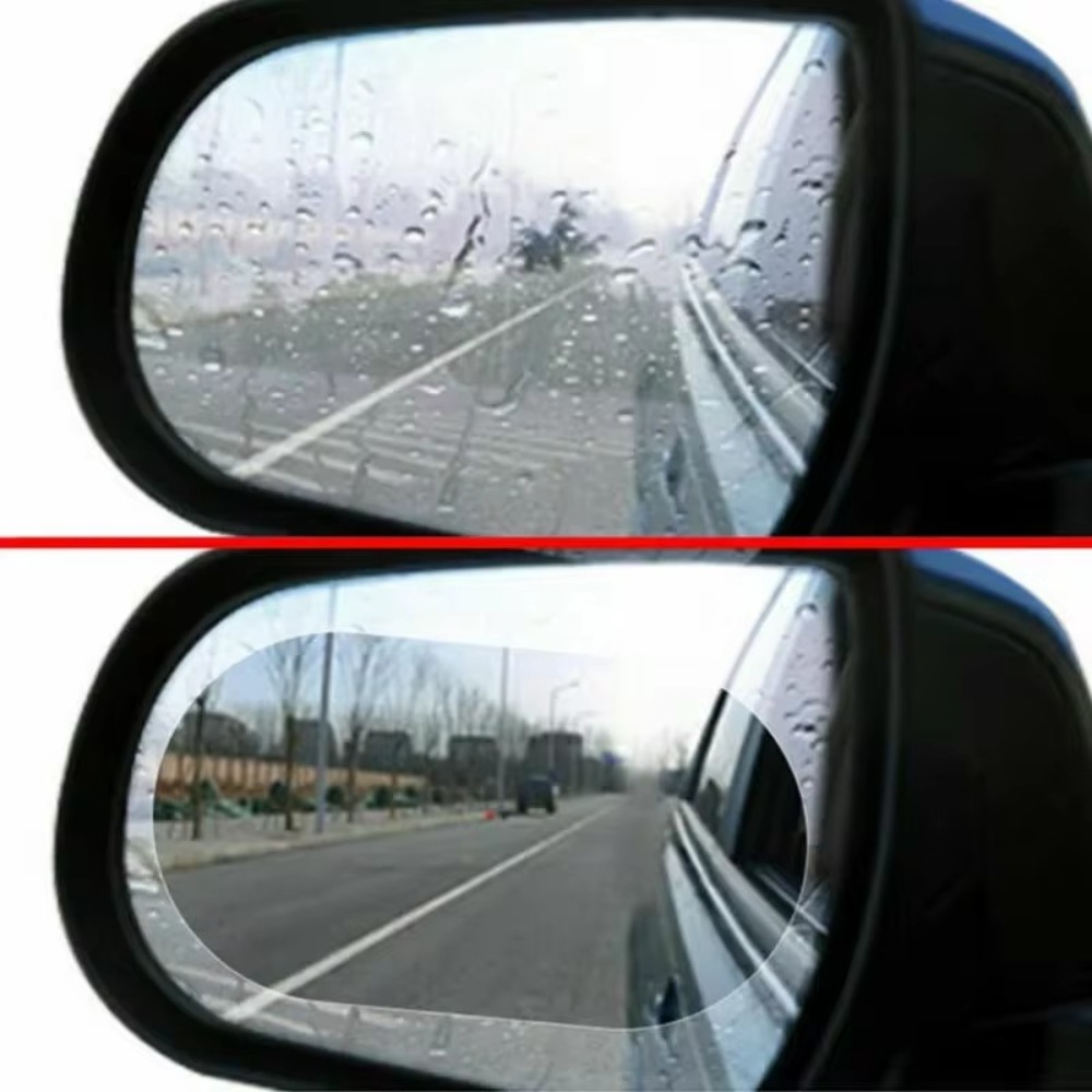 2/1pcs Universal Anti-Fog Anti - Anti Glare Car Rearview Mirror Film recension och pris
