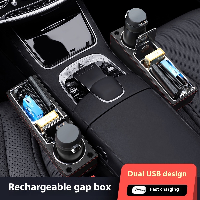 Car Seat Gap Filler Organizer  - Seat Gap Filler Organizer With Usb Charger recension och pris