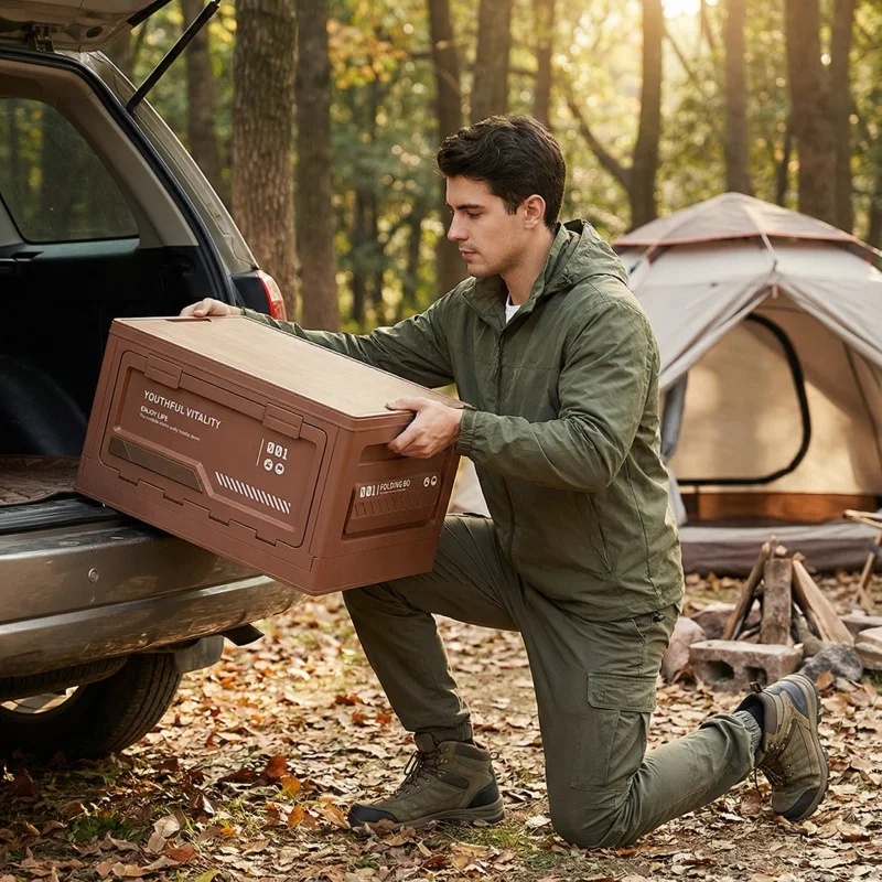 Outdoor Storage Box Camping Fo - Car Trunk Organizer Foldable Storage Box recension och pris