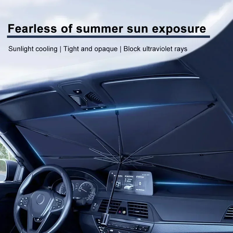 Car Sunshade Windshield Umbrel - Car Sunshade Windshield Umbrella Foldable recension och pris