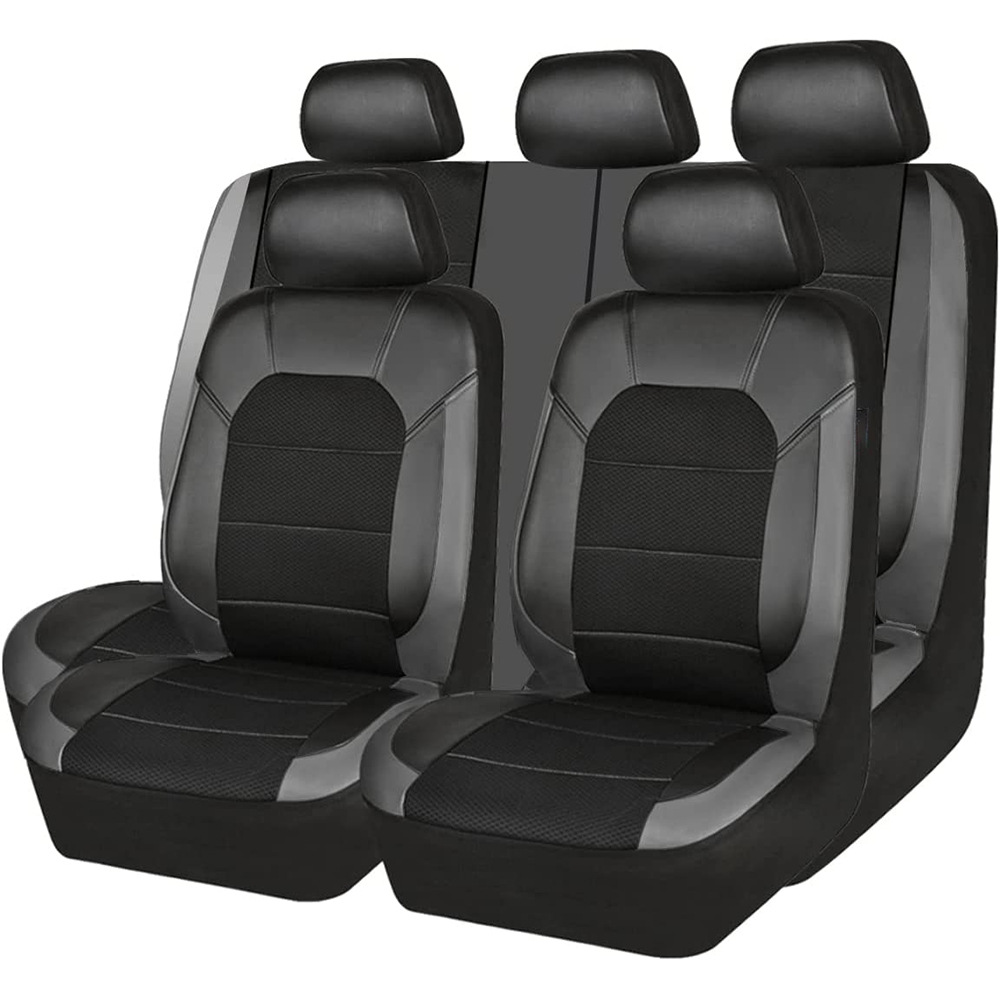 9 Pieces/set Car Seat Cover Ca - Leather Car Seat Covers Full Set Universal recension och pris