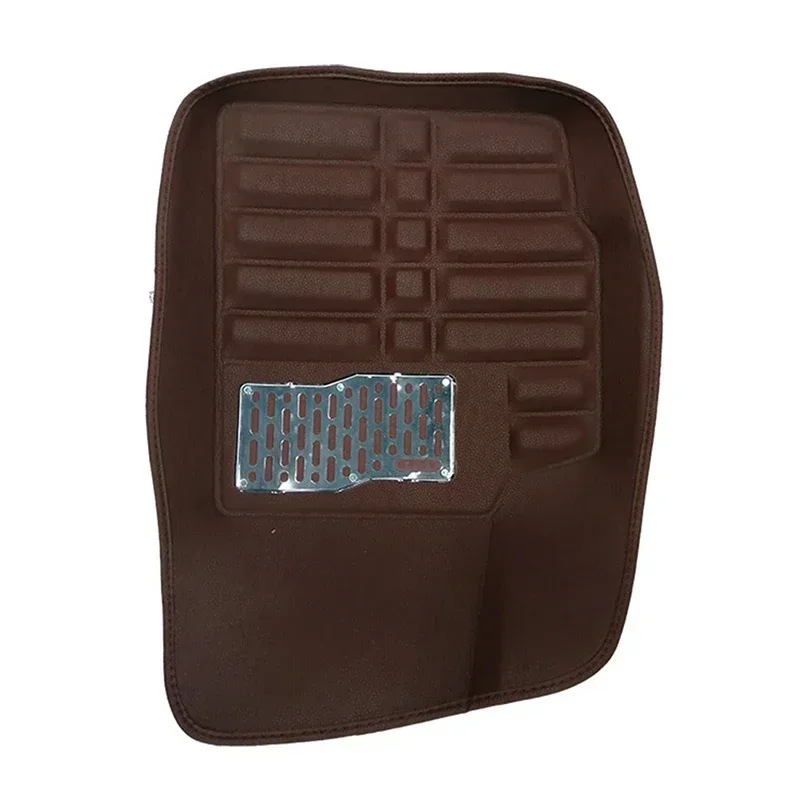 5pcs Premium Easy Clean Waterp - Car Floor Mats Universal Waterproof Leather recension och pris