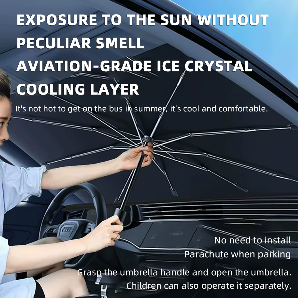 Car Sunshade Umbrella Foldable - Car Sunshade Windshield Umbrella Foldable recension och pris