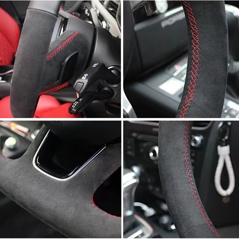 Customized Car Steering Wheel  - Car Steering Wheel Cover Anti Slip Breathable recension och pris