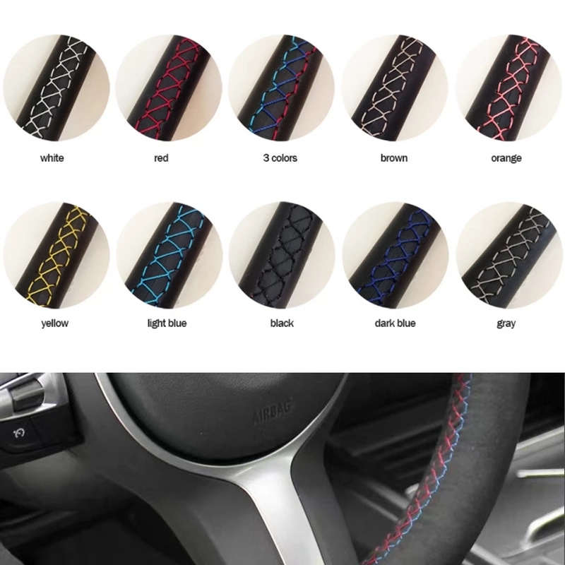 Customized Car Steering Wheel  - Car Steering Wheel Cover Anti Slip Breathable recension och pris