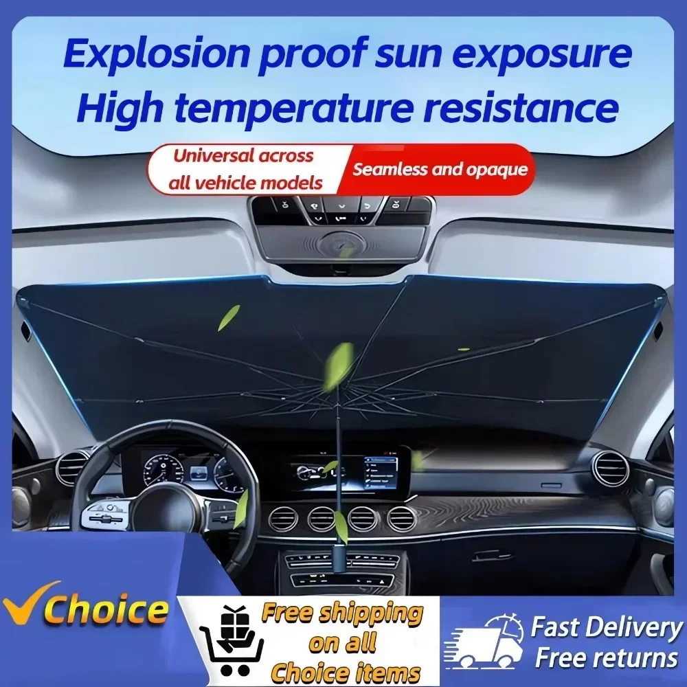 Car Sunshade Windshield Umbrel - Car Sunshade Windshield Umbrella Foldable recension och pris