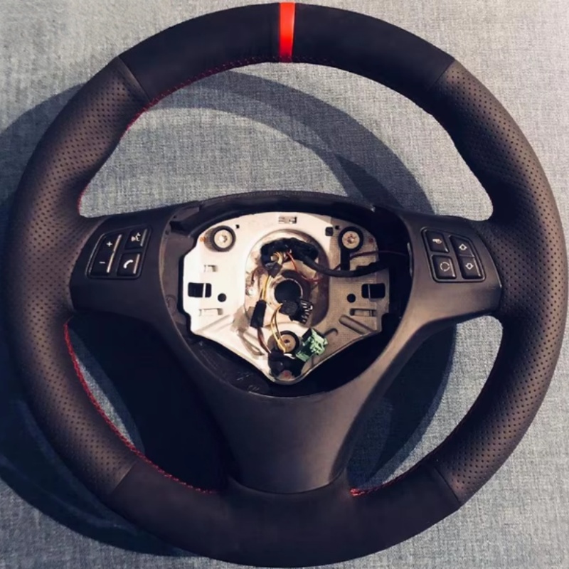 Customiz Anti-Slip Leather Sue - Car Steering Wheel Cover Anti Slip Breathable recension och pris