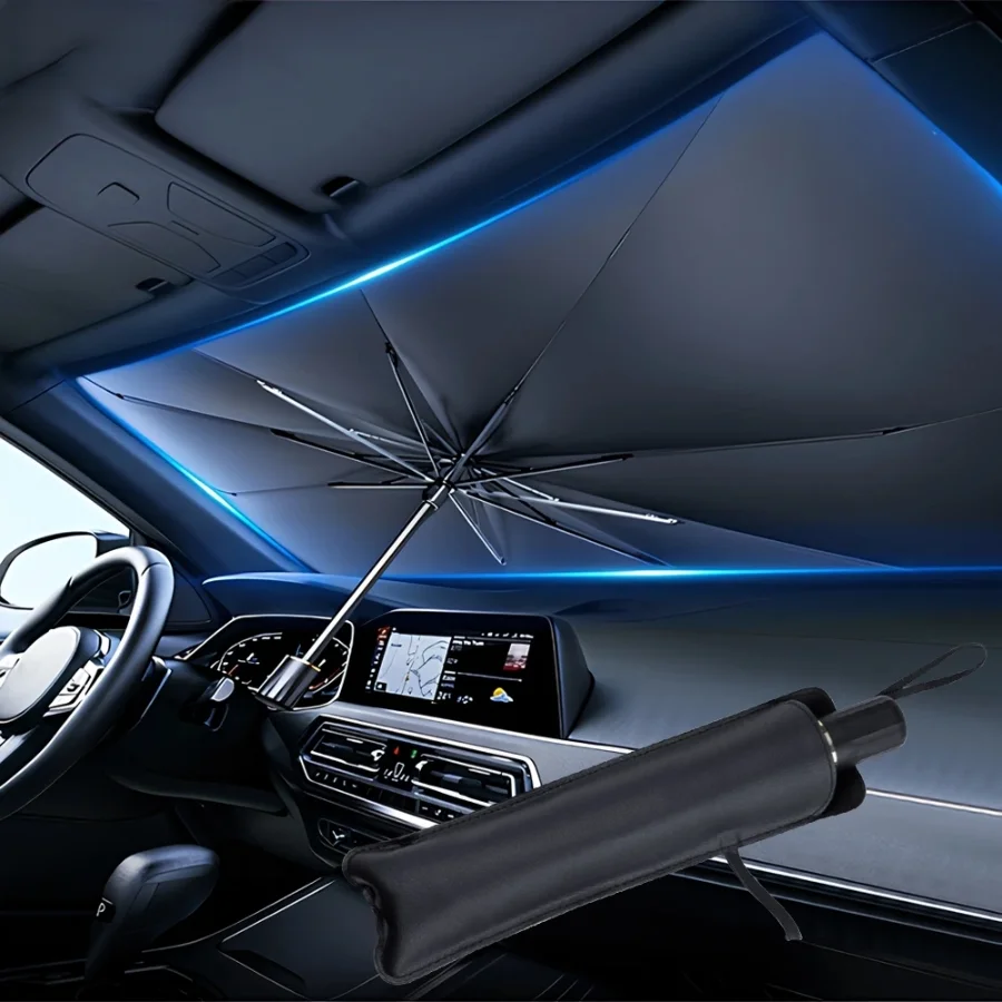 Multi Purpose Convenient Folda - Car Sunshade Windshield Umbrella Foldable recension och pris
