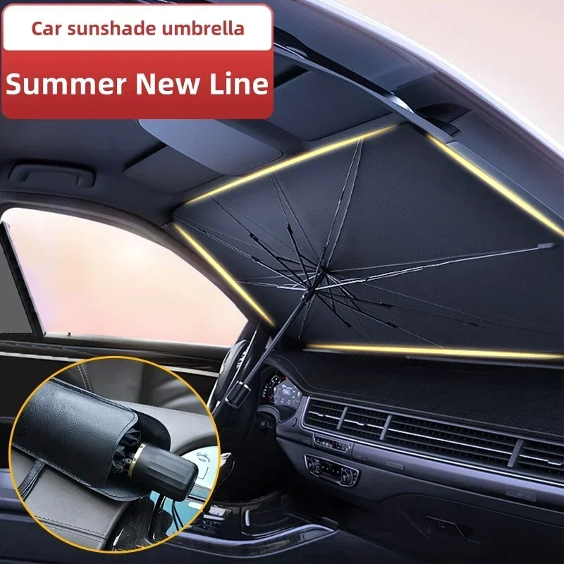 Multi Purpose Convenient Folda - Car Sunshade Windshield Umbrella Foldable recension och pris