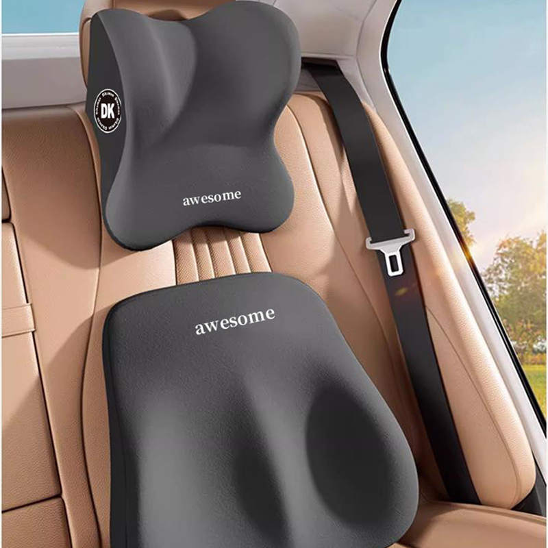 Car Neck Pillow & Lumbar Suppo - Memory Foam Car Neck Pillow Lumbar Support recension och pris