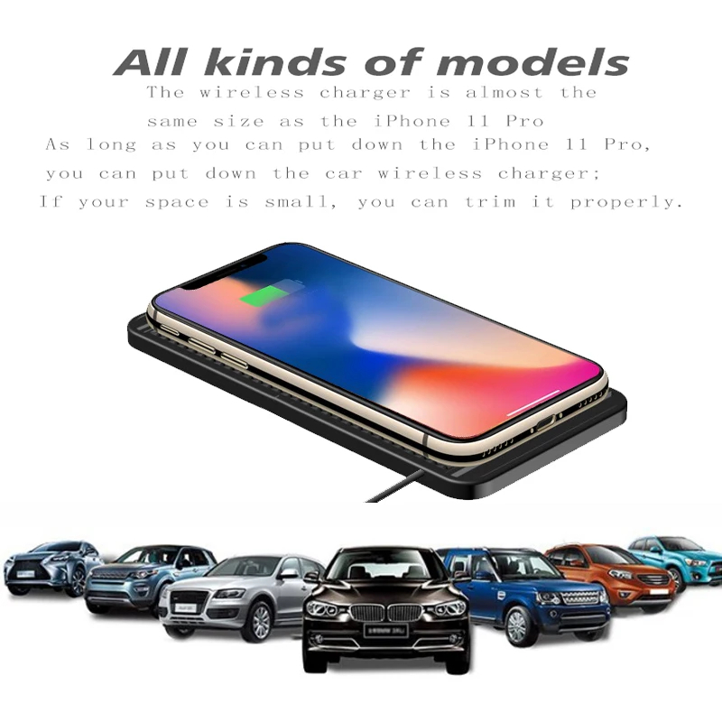 15W Wireless Car Charger Pad N - Wireless Car Charger Mount Fast Charging recension och pris