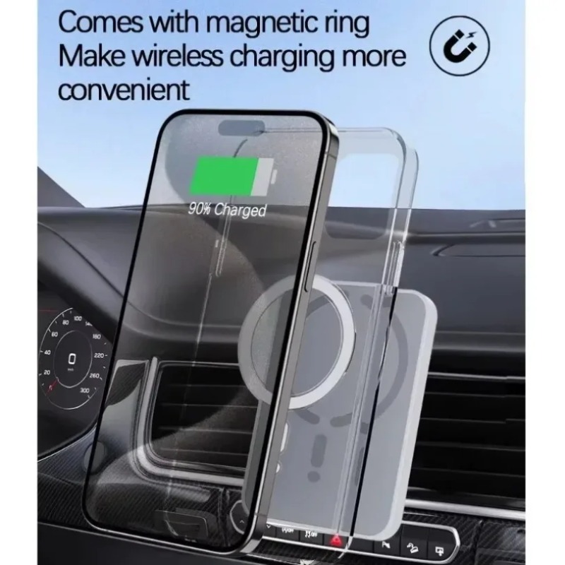30W Magnetic Car Wireless Char - Wireless Car Charger Mount Fast Charging recension och pris
