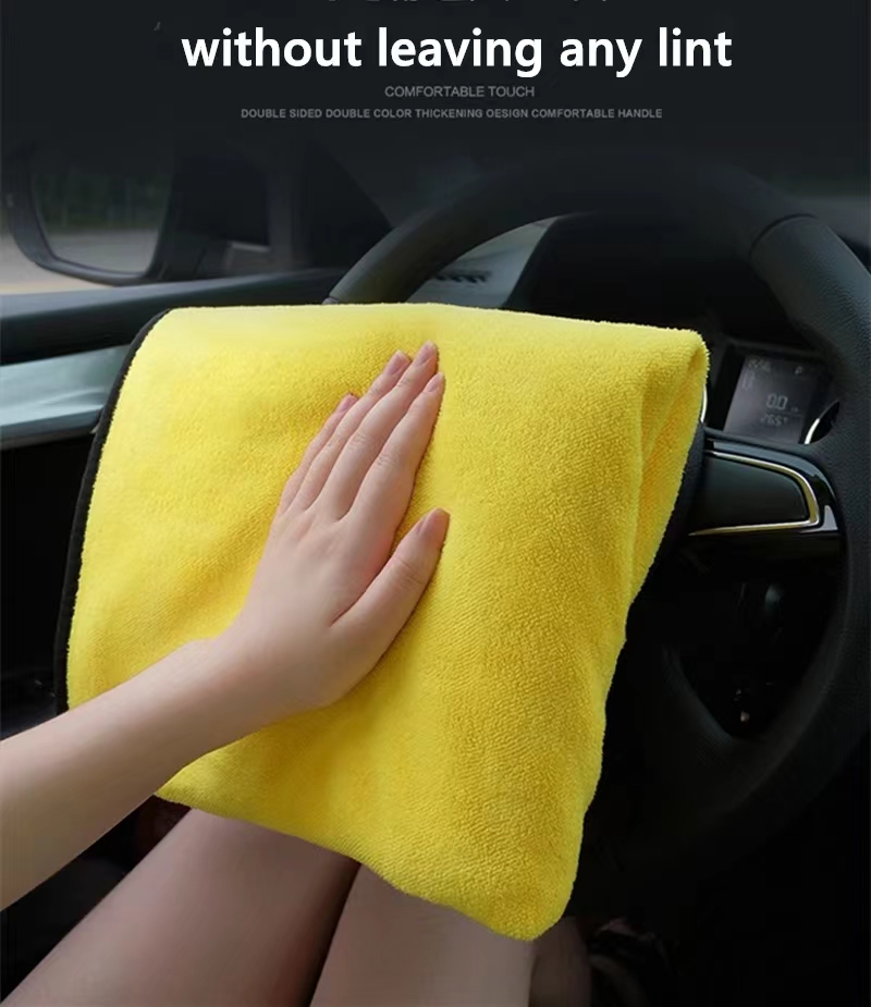 Microfiber Cleaning Towel Supe - Microfiber Car Drying Towel Super Absorbent recension och pris