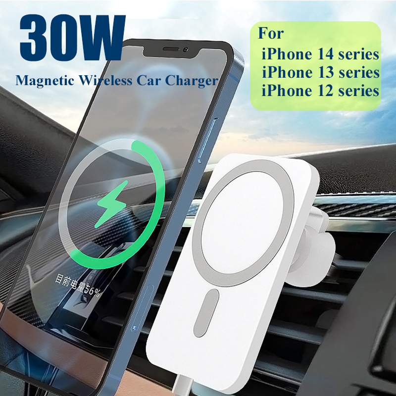 Wireless Charger Magnetic Car  - Wireless Car Charger Mount Fast Charging recension och pris