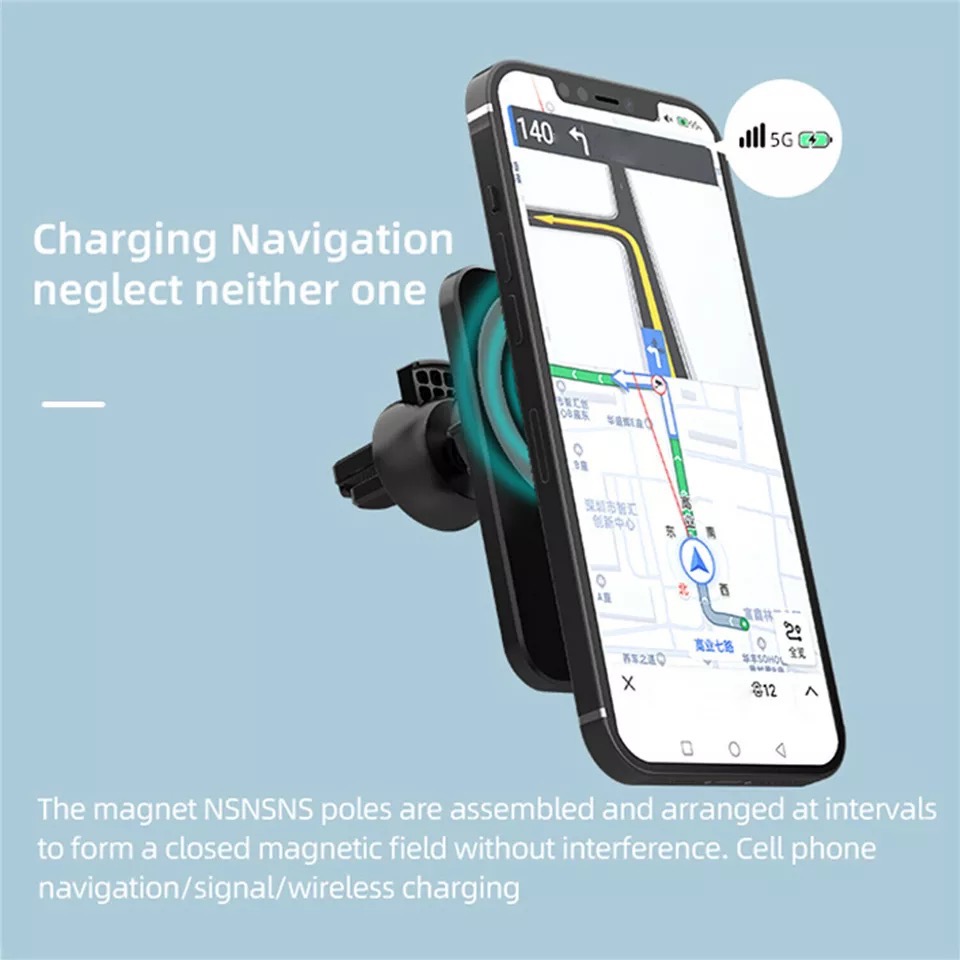 Wireless Charger Magnetic Car  - Wireless Car Charger Mount Fast Charging recension och pris