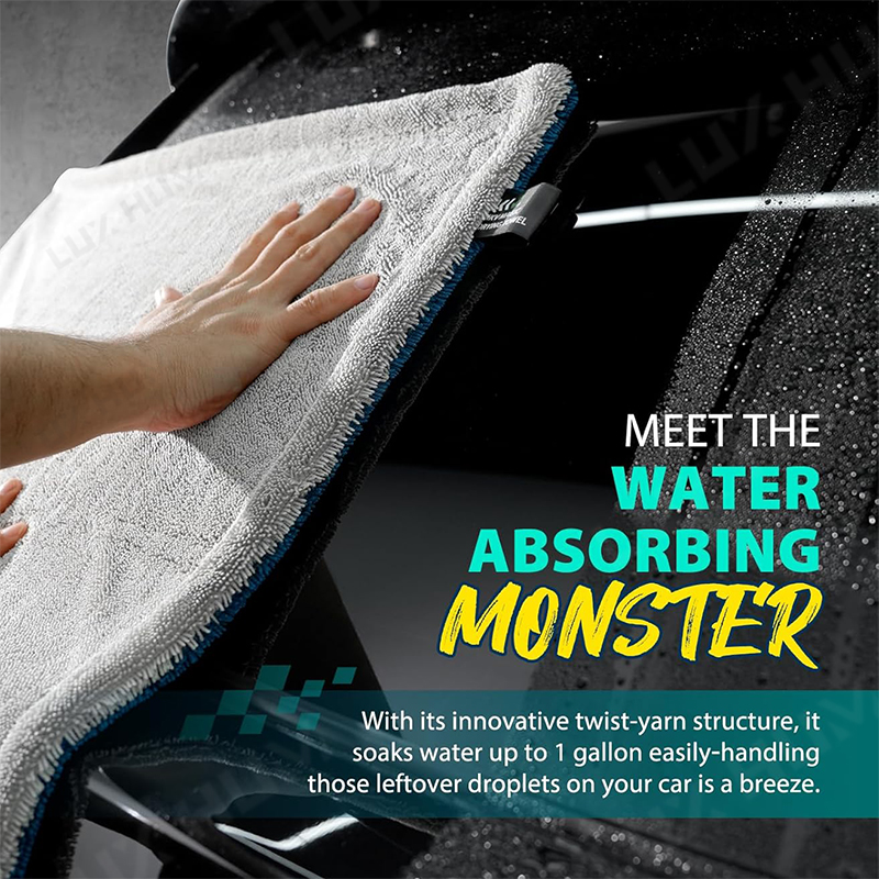 1400GSM Thick Car Drying Towel - Microfiber Car Drying Towel Super Absorbent recension och pris