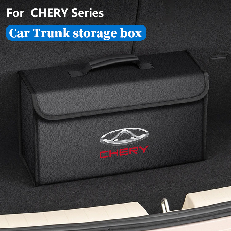 Car Leather Trunk Storage Box  - Car Trunk Organizer Foldable Storage Box recension och pris