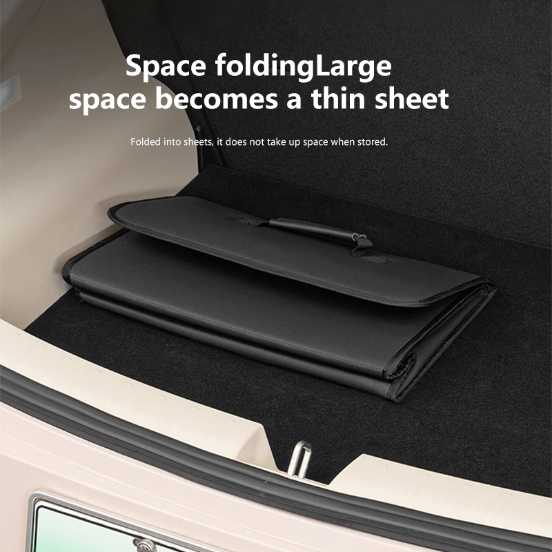 Car Leather Trunk Storage Box  - Car Trunk Organizer Foldable Storage Box recension och pris