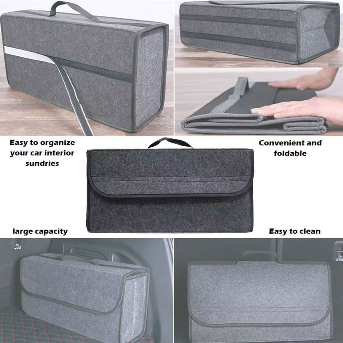 Car Trunk Organizer Stowing Ti - Car Trunk Organizer Foldable Storage Box recension och pris