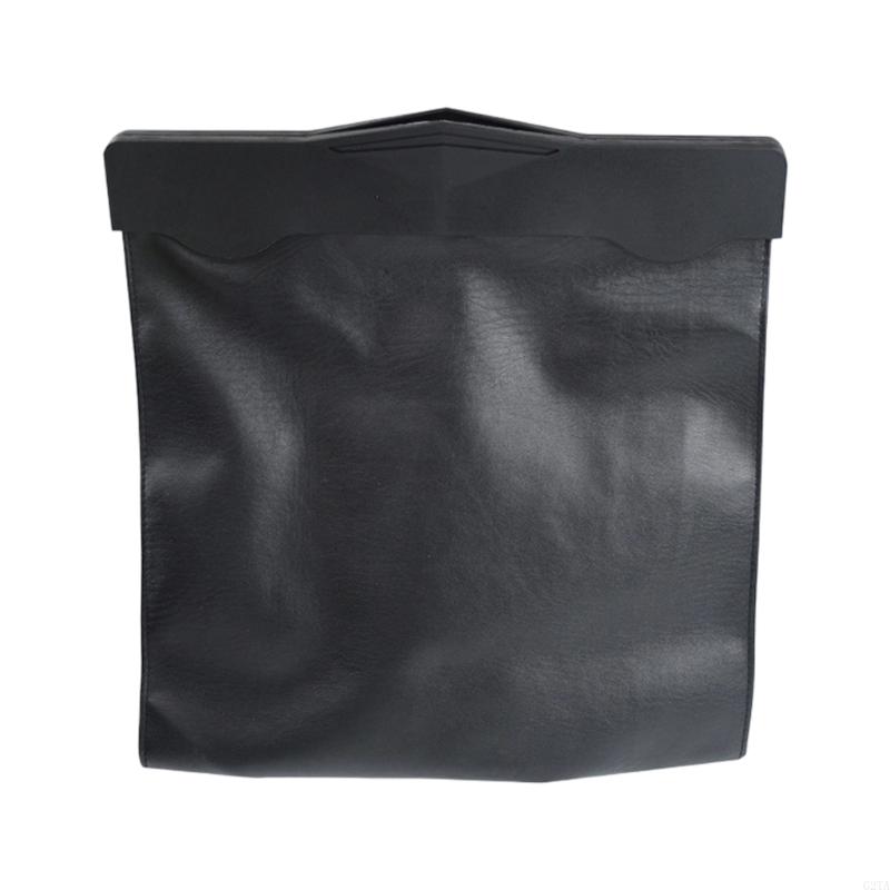 Car PU Leather Trash Bag Hangi - Waterproof Car Trash Can With Lid recension och pris