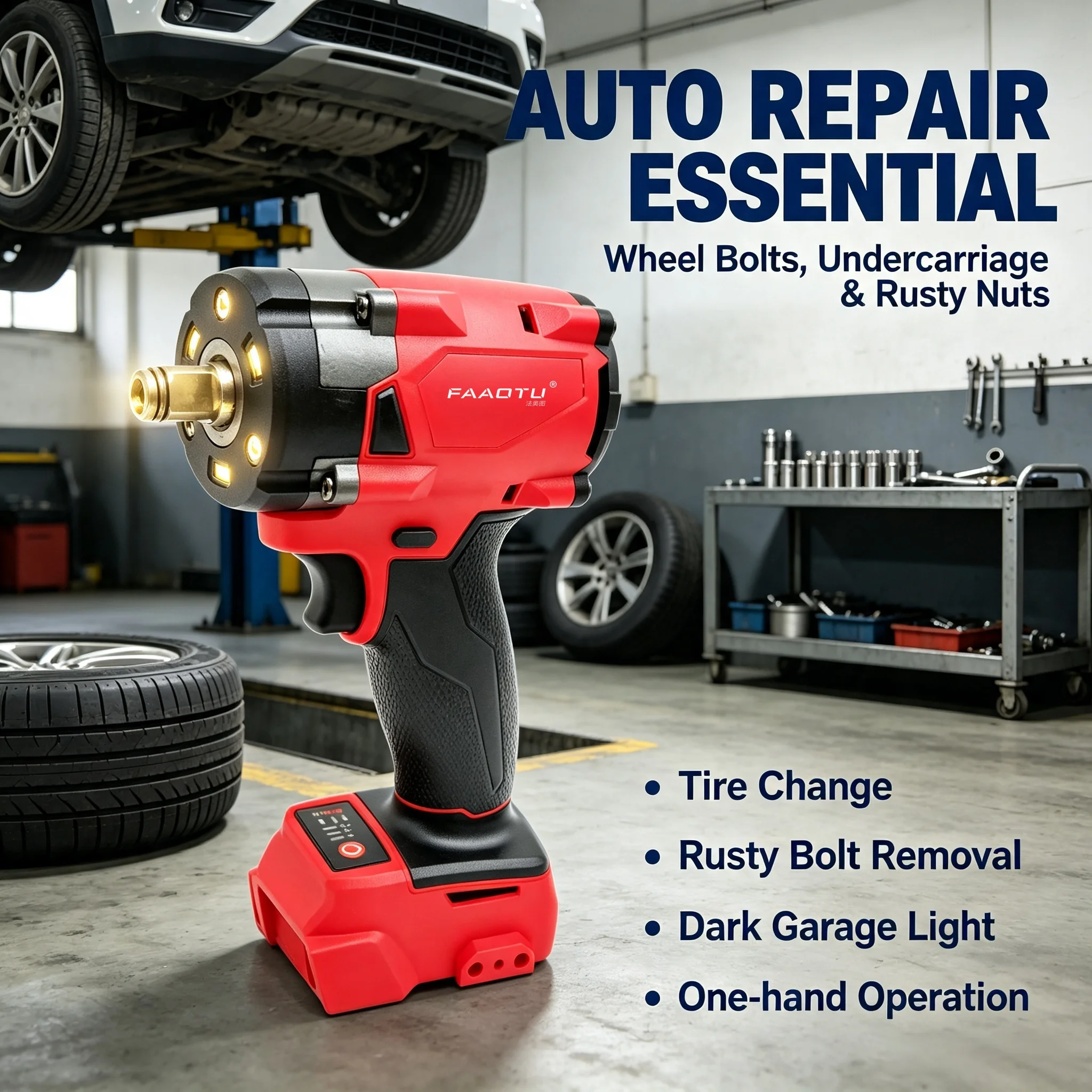 FAAOTU 18V Brushless Cordless  - Auto Repair Tools recension och pris