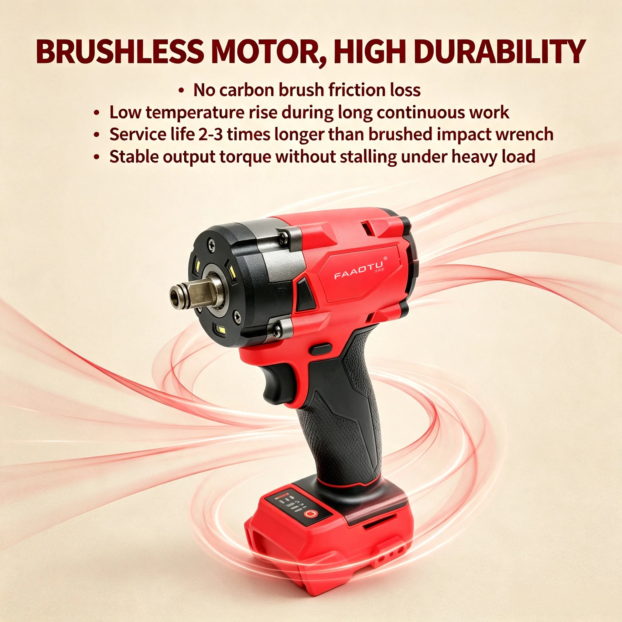 FAAOTU 18V Brushless Cordless  - Auto Repair Tools recension och pris