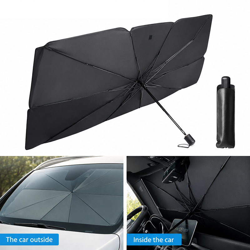 Universal Foldable Car Windshi - Car Sunshade Windshield Umbrella Foldable recension och pris