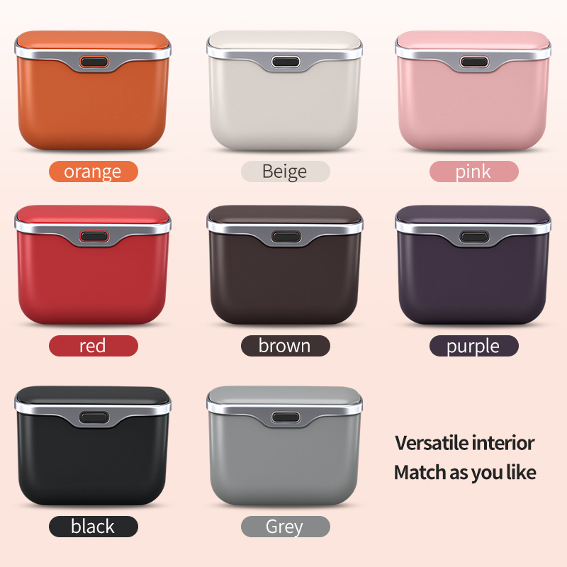 Car trash can with creative li - Waterproof Car Trash Can With Lid recension och pris