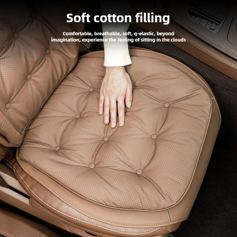 Luxury Nappa Leather Car Seat  - Leather Car Seat Covers Full Set Universal recension och pris