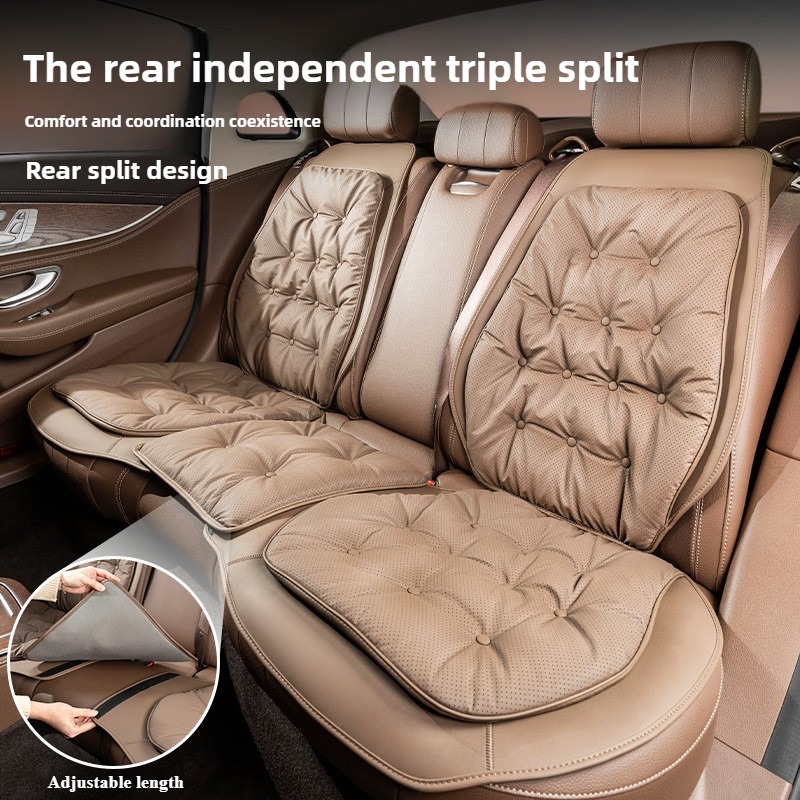 Luxury Nappa Leather Car Seat  - Leather Car Seat Covers Full Set Universal recension och pris